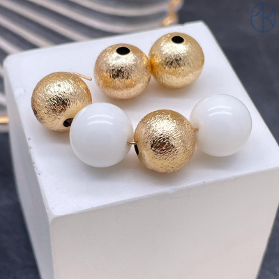 10 мм, цвет золото, Бусина №7 