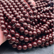 10 мм Гематин имитация темно-бордовый 