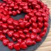 12х12 мм, Жемчуг Майорка сердечки пухлые, цвет красный