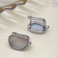 13*10 мм, Цвет серебро, Швензы Фриформ Люкс