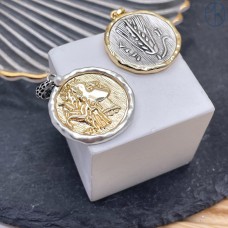 16 мм, Цвет биколор, Подвеска Монета