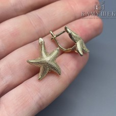 17,5*16,5 мм Цвет золото, Швензы Морская звезда Люкс