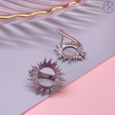 18*17 мм, Цвет серебро, Швензы Солнце Люкс