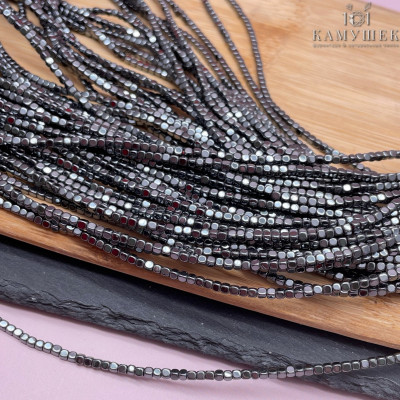 2 мм Гематин имитация, куб округленные стороны