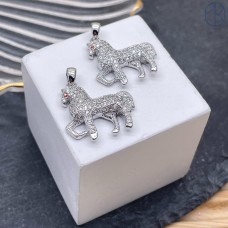 20*17,5 мм, Цвет серебро, Подвеска лошадь