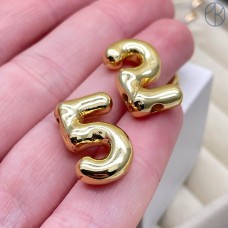 21 мм, Цвет золото, Цифра объемная 5