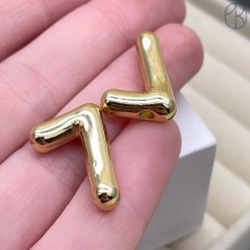 21 мм, Цвет золото, Цифра объемная 7