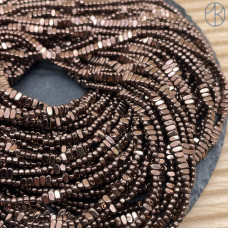 2х4 мм, Гематин имитация плоский прямоугольник коричневый