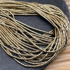 2х4 мм, Гематин имитация прямоугольник темное золото