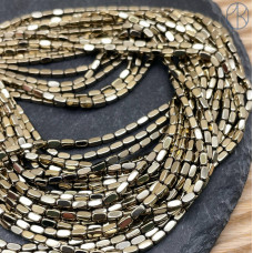 2х4 мм, Гематин имитация прямоугольник темное золото