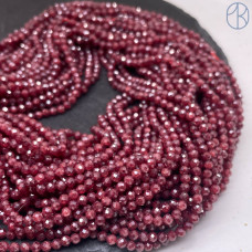 3 мм, Циркон огранка бордовый с эффектом снежного кварца (кубический цирконий, фианит) 3 мм, Циркон огранка бордовый с эффектом снежного кварца (кубический цирконий, фианит)