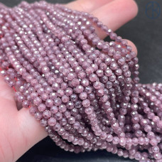 3 мм, Циркон огранка темно-сиреневый с эффектом снежного кварца (кубический цирконий, фианит) 3 мм, Циркон огранка темно-сиреневый с эффектом снежного кварца (кубический цирконий, фианит)