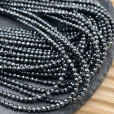 3 мм, Гематин имитация алмазная огранка