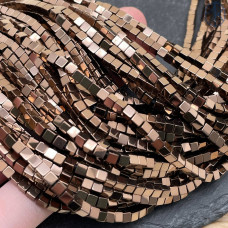 3 мм Гематин имитация, цвет коричневый, куб