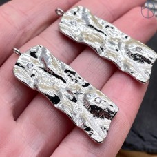 37*13 см, Подвеска шторка с цирконами, цвет серебро 