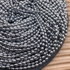 3х5 мм Гематин имитация рис темное серебро