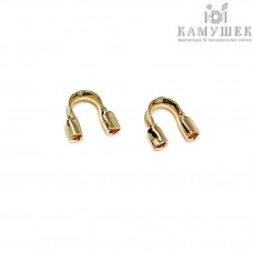 4,5х4,5 мм, Протектор люкс 50 шт., цвет золото