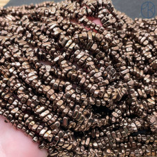 4-6 мм, Гематин имитация сколы шлифованные коричневый