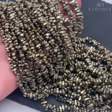 4-6мм Гематин сколы шлифованные темное золото №1