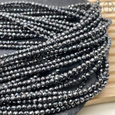 4 мм, Гематин имитация алмазная огранка