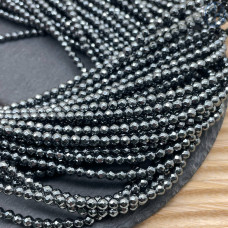 4 мм, Гематин имитация огранка круглая