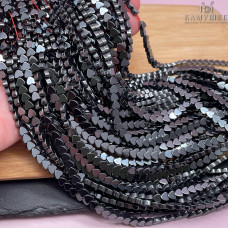 4 мм, Гематин имитация сердце плоское 