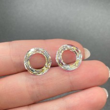 4139 Cosmic Ring 14 мм Crystal Aurore Boreale (AB)