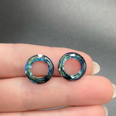 4139 Cosmic Ring 14 мм Crystal Bermuda Blue (BB)