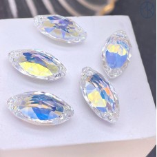 4228 Navette16 мм Crystal AB 4228 Navette16 мм Crystal AB