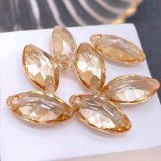4228 Navette16 мм Crystal Golden Shadow 4228 Navette16 мм Crystal Golden Shadow