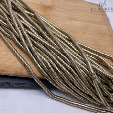 4х1 мм, Гематин имитация диски темное золото