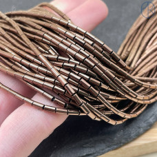 4х2 мм, Гематин имитация трубочки коричневый