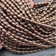 4х6 мм Гематин имитация рис коричневый
