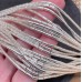 4x2 мм, Гематин имитация трубочки светлое серебро (усиленное покрытие) 