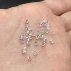 5328 Xilion Bicone 3mm Crystal AB уп. 20шт.