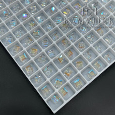 5601 Cube Bead 4 мм Crystal Shimmer B