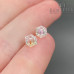 5601 Cube Bead 4 мм Crystal Shimmer B