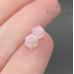 5601 Cube Bead 4 мм Rose Water Opal Shimmer B