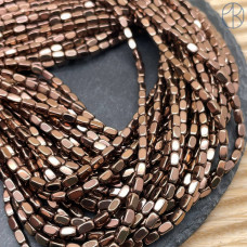 5х3 мм, Гематин прямоугольник имитация коричневый