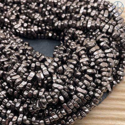 6-7 мм, Гематин имитация сколы шлифованные коричневый №2