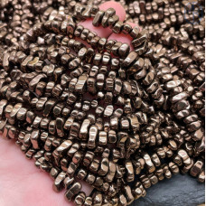 6-7 мм, Гематин имитация сколы шлифованные коричневый