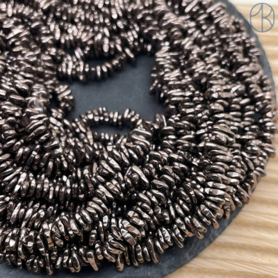 6-9 мм, Гематин имитация сколы шлифованные коричневый №2