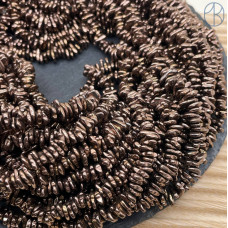 6-9 мм, Гематин имитация сколы шлифованные коричневый