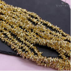 6-9 мм Гематин сколы шлифованные светлое золото имитация