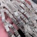 6 мм, Гематин имитация квадрат светлое серебро (усиленное покрытие)