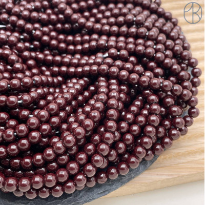 6 мм Гематин имитация темно-бордовый 