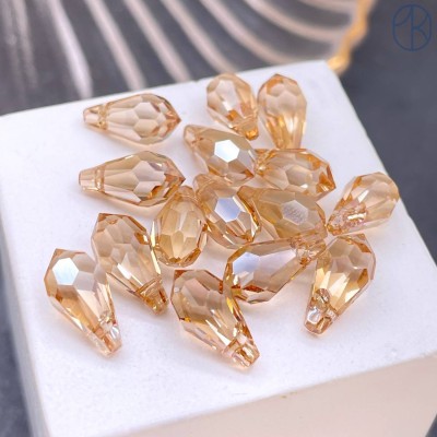 6000 Classic Drop 15 мм Crystal Golden Shadow  
