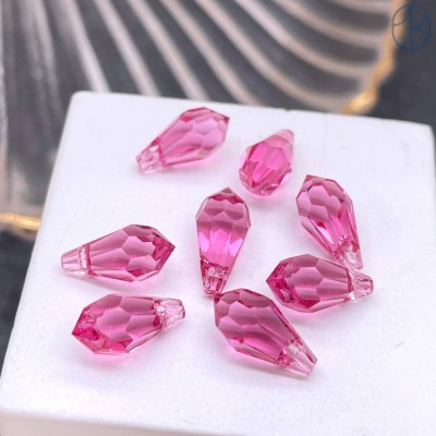 6000 Classic Drop 15 мм Crystal Rose
