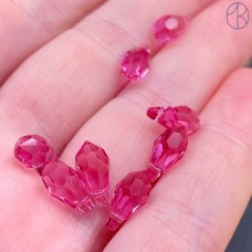 6000 Classic Drop 15 мм Crystal Rose
