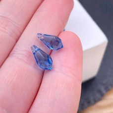 6000 Classic Drop 15 мм Crystal Сapri Blue